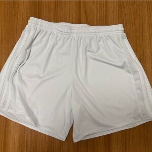 White Adidas shorts